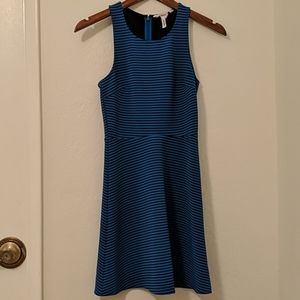 BCBGeneration fitted striped dress